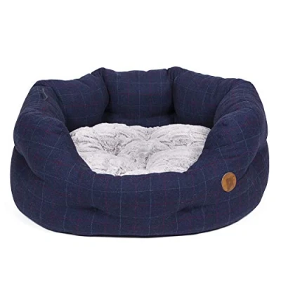 Imagen de Petface Cama Ovalada para Perro Midnight Tweed Grande
