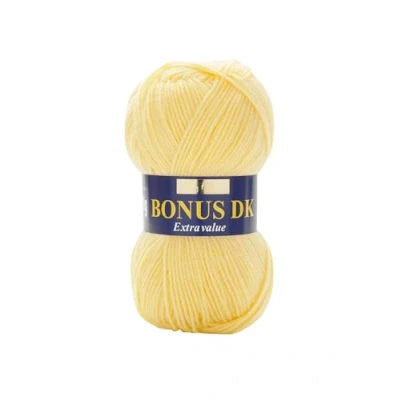 Imagen de Hayfield Lana de Tejido Doble Bonus DK (100 g), Hilo, Primrose, 19 x 9 cm