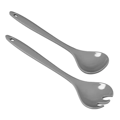 Imagen de KUHN RIKON 24292 Cubiertos para Ensalada, Color, Plástico, Gris y Claro