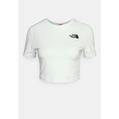 Imagen de The North Face CROP TEE Camiseta básica, Mujer, Talla: Small, White