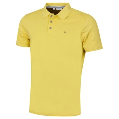 Imagen de Calvin Klein Polo de Golf con Cuello Acanalado Campus Limón XXL