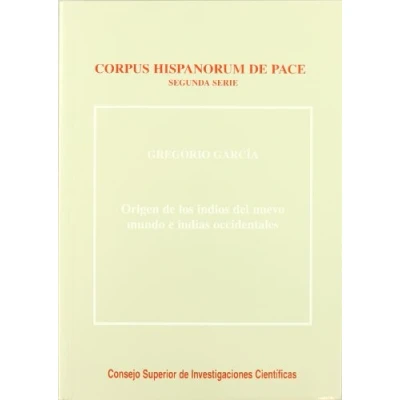 Imagen de Origen de los indios en el Nuevo Mundo e Indias Occidentales (Corpus Hispanorum Pace)