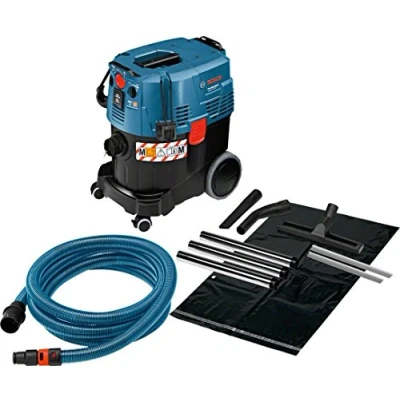 Imagen de Bosch Professional GAS 35 M AFC Aspirador seco/húmedo (254 mbar, depósito l, clase polvo M, manguera antiestática 5m)