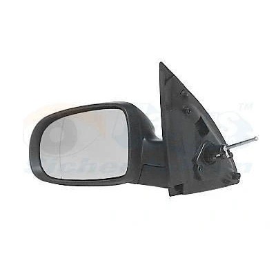 Imagen de espejo retrovisor Van Wezel 3777813 izquierda imprimado completo, asférico, ajustable desde interior, Ajuste por varillas