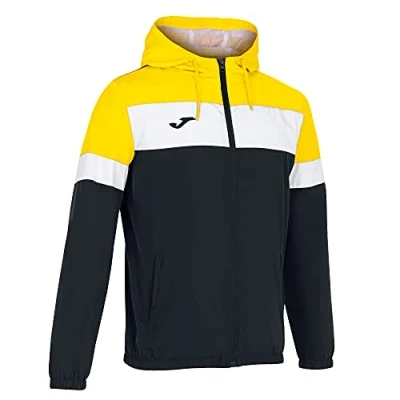 Imagen de Joma Crew IV Chubasquero Caballero, Hombres, Negro Amarillo Blanco, 2XL