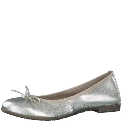 Imagen de MARCO TOZZI Feel Me 2 22100 41 Bailarinas, Piel, Plantilla Suave, Zapatos Tipo Ballet Mujer, Dorado, 38 EU