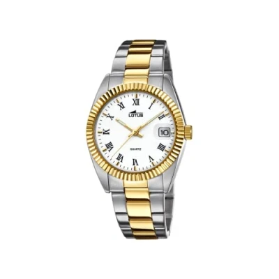 Imagen de LOTUS Reloj Modelo 15197/1 de la colección Excellent, Caja 37,5 mm Blanco con Correa Acero Bicolor para Caballero