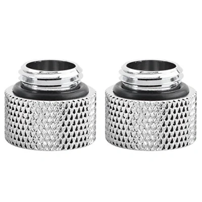 Imagen de Richer R 2PCS Tornillo Asiento de Rosca para Refrigeración por Agua Computadora,Adaptador Accesorios Agua(Cobre,Plata)(10mm)