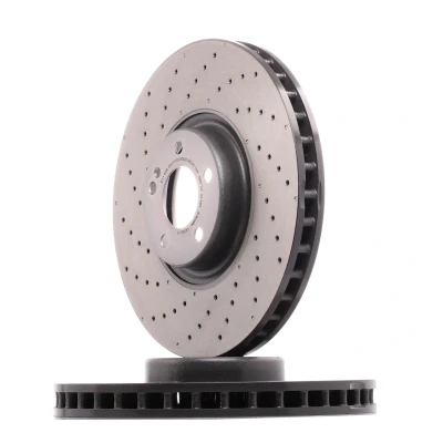 Imagen de BREMBO 09.D524.13 disco de freno 360 36 5 perforado/ventil. int., dos piezas revestido altamente carbonizado con tornillos norauto,