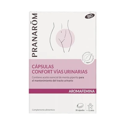 Imagen de Pranarom Aromafemina Confort Vias Urinarias 30 cápsulas