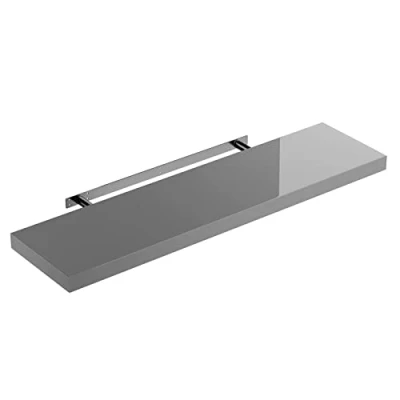 Imagen de CASARIA Estantería para Pared Baldas Flotantes 90cm Fijación Invisible Repisa Multiusos Estante Madera