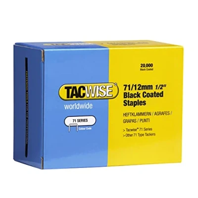 Imagen de Tacwise 0290 Grapas de color negra tipo 71/12 mm, caja 20000 unidades