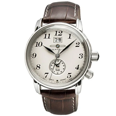Imagen de Zeppelin Reloj Analógico de Cuarzo para Hombre con Correa Piel 7644 5