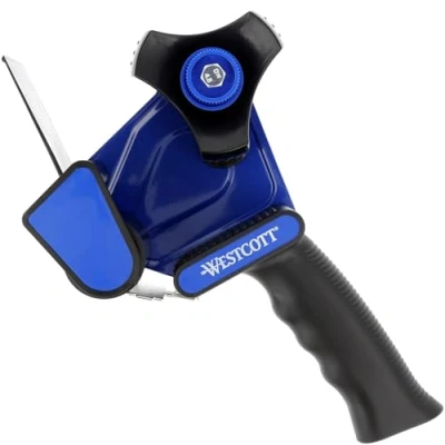 Imagen de Westcott E 730402 00 Dispensador de cinta embalaje, 50 mm x 66 m, pistola con mango ergonómico