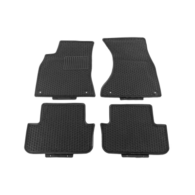 Imagen de VAICO V10 7494 Juego de alfombrillas suelo Caucho delante y detrás 4 negro Adaptado AUDI: A4 B8 Avant, Berlina