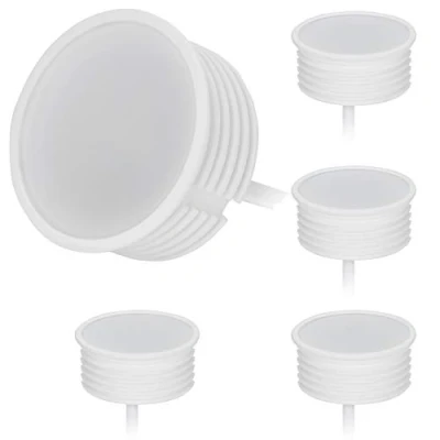 Imagen de HCFEI 5x LED Bombilla 5W para Foco Empotrable, ultra plano ø50x22mm, 230V, Blanco cálido 3000K, 425lm, 120, Regulable, Reemplaza la GU10 MR16, Modulo