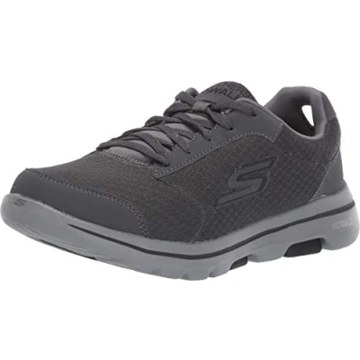 Imagen de Skechers Performance GO WALK 5 QUALIFY, Zapatillas para Hombre, Charcoal Textile/Synthetic/Black Trim, 44 EU