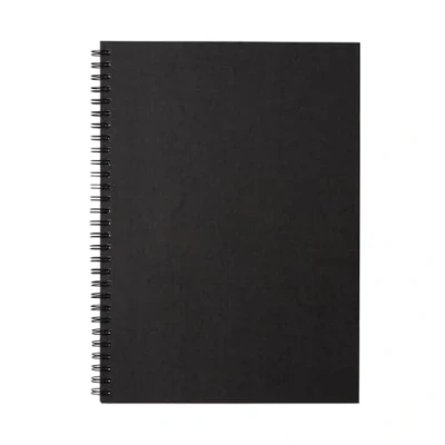 Imagen de MUJI Cuaderno de papel reciclaje doble anillo liso gris B5 (4550182109160)