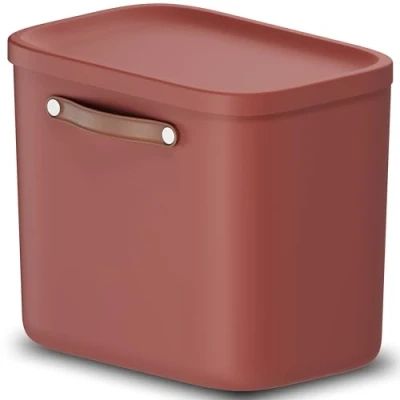 Imagen de Rotho Caja de almacenaje con tapa y asa, 25 L, Azul