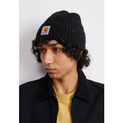 Imagen de Carhartt WIP Anglistic Beanie Unisex Gorro, Talla: One Size, Speckled black