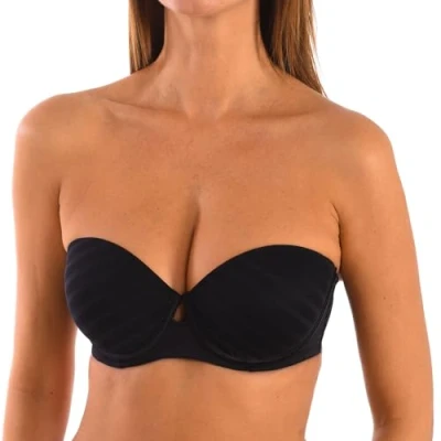 Imagen de Creaciones Selene Livia Sujetador sin tirantes/multiescote, Mujer, Talla: 100C, Nero