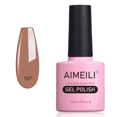 Imagen de AIMEILI Esmalte Semipermanente De Uñas Soak Off UV LED Gel Stella Anethum (107) 10ml