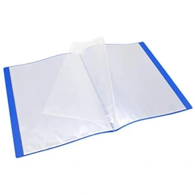 Imagen de WAYTEX 931411 Funda protectora para documentos (A4, 60 vistas, 30 fundas de poliuretano, color azul