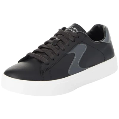Imagen de Skechers Top, Eden LX de Grado Superior Mujer, Negro Duraleather Ribete Blanco, 37 EU
