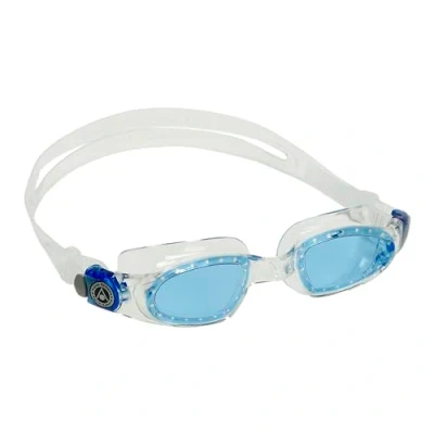 Imagen de Aquasphere Mako 2 Gafas de natación, Unisex niños, Cristal Azul y Transparente, Talla única