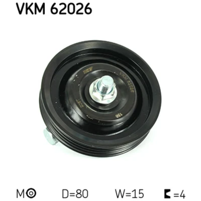 Imagen de SKF VKM 62026 Polea Tensora NISSAN: Pathfinder 3, Patrol GR 5 SUV, NP300 Navara Pick up norauto, oscaro, mister auto