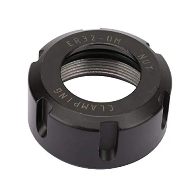 Imagen de FTVOGUE tuercas de sujeción pinzas Sujetadores Ganchos para fresado CNC Portabrocas Torno Decoración del hogar ER40/32/25UM(ER32 UM), nut