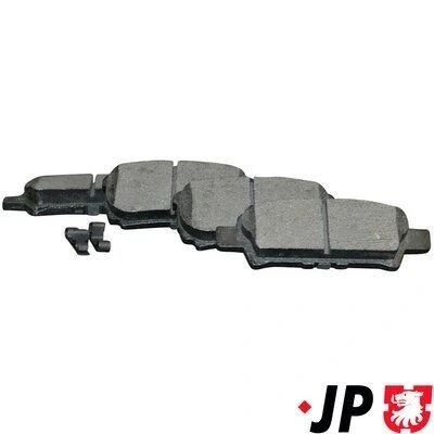 Imagen de JP GROUP 3963700410 Juego de pastillas freno Eje trasero con avisador acústico desgaste MITSUBISHI: Lancer 8 Limousine, 7 Limousine