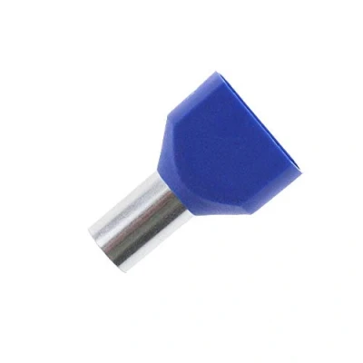 Imagen de 50 terminales de Cable Doble, 2 x 16,0 mm², 16 mm, Color Azul