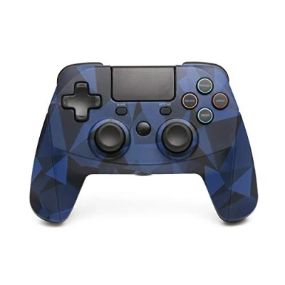 Imagen de Snakebyte PS4 GAME:PAD 4S Wireless bluetooth Controller for PlayStation 4 / Slim Pro, analog dual joysticks, PC compatible (Windows 7/8/10), 3.5mm headphone jack, touchpad, Cameo Blue