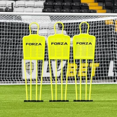 Imagen de FORZA Muñecos de Tiro Libre para Entrenamientos Fútbol Base Opcional Césped Artificial (Variedad Tamaños) (Muñeco Libre, Junior Pack 3)
