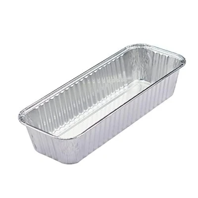 Imagen de cuencos de aluminio para parrilla, bandeja aluminio, goteo barbacoa, 25 unidades, papel hornear, cocinar, aperitivos, 21,5 x 7,8