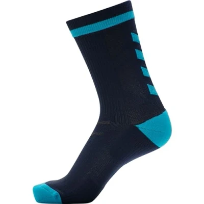 Imagen de hummel Unisex adulto ELITE INDOOR SOCK LOW PA Calcetín, DARK SAPPHIRE/BLUEBIRD, 27 30