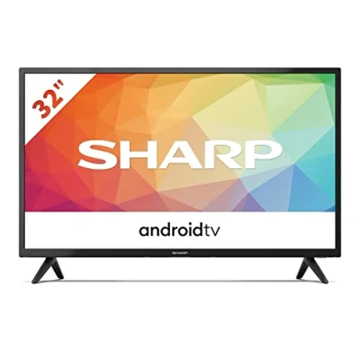 Imagen de Sharp 32FG6EA Android TV (11) Smart 32&quot; HD 32 &quot; Google Assistant controlado por Voz, Chomecast, Bluetooth, 2xHDMI, 2xUSB, Dolby Audio, Active Motion 400