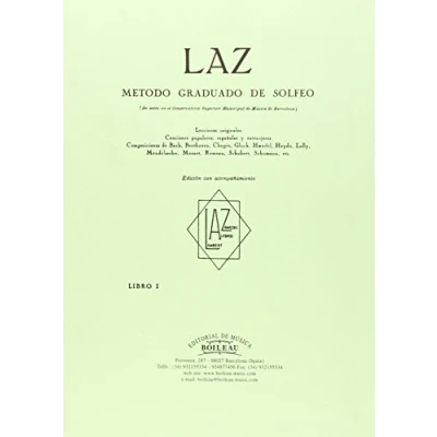 Imagen de LAZ con acompañamiento Libro I: Método graduado de Solfeo