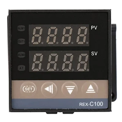 Imagen de Controlador de temperatura PID,REX C100FK02 M x AN Salida relé Termopar Digital 0 400 ℃