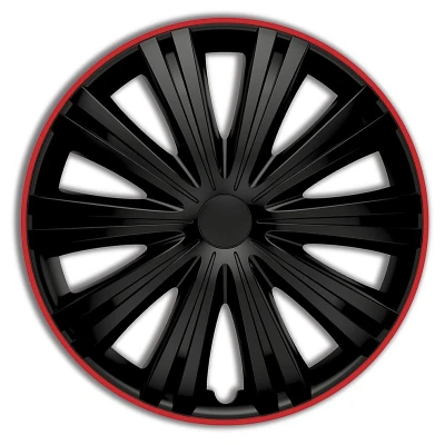 Imagen de AutoStyle PP 5046BR Tapacubos 16in negro/rojo