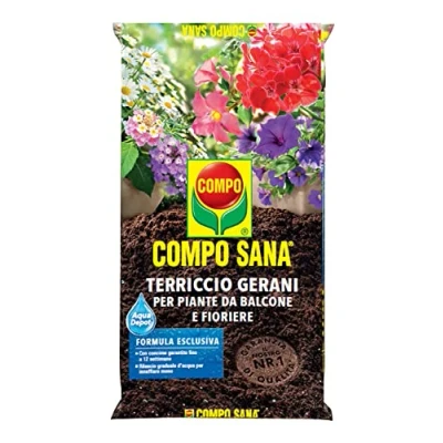 Imagen de Compo Sana Mantillo para geranios, saco de 20 litros