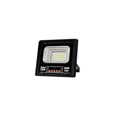 Imagen de Jortan Tech Reflector Solar LED de Alta Potencia Yaoye 50W con Panel Fotovoltaico Policristalino, Batería LiFePO4 y Control Remoto para Iluminación Exterior Eficiente