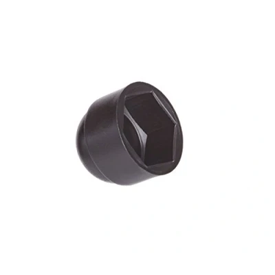 Imagen de EMFA Tapas Protectoras de Tornillos M6 para la Llave 10 Negro 50 Piezas hexagonales