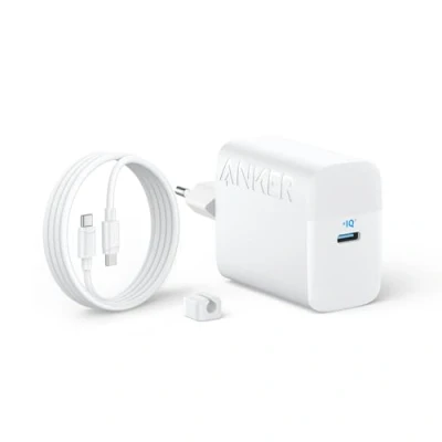 Imagen de Anker Cargador Superrápido USB C de 45 W, con Cable Compatible Carga Rápida PPS para Samsung Galaxy S24 Ultra/S24/S23+/S23/S22/Note20, iPhone 16, Pixel y más (con 1 1,5 m)
