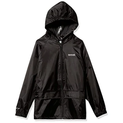 Imagen de Regatta Chaqueta para niños Stormbreak con costuras selladas impermeables y capucha Jackets Waterproof Shell, Unisex