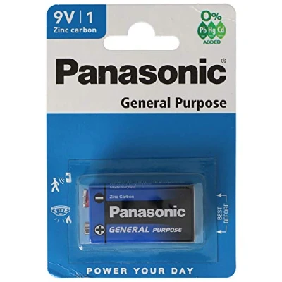 Imagen de Panasonic NB 191017 0059 E Block 9 V General Purpose 6F22R, 1 er Pack
