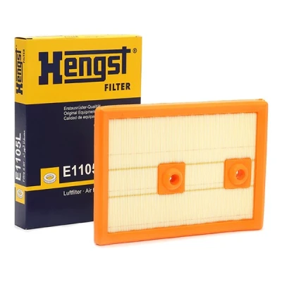 Imagen de HENGST FILTER E1105L Filtro de aire 31 191 269 Cartucho filtrante VOLKSWAGEN: Scirocco III, Polo V Hatchback, Golf 7, SEAT: Leon III ST, Ibiza 4
