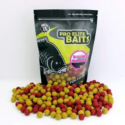 Imagen de Pro Elite Baits Boilies Banana &amp; Strawberry (14mm)