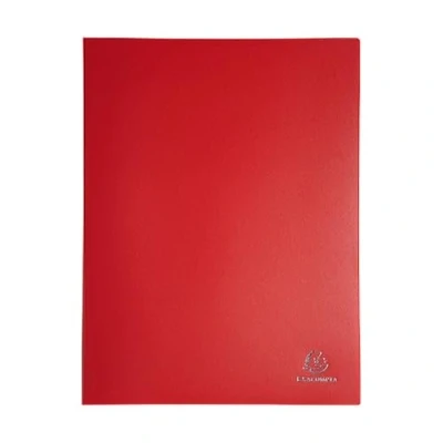 Imagen de Exacompta 8565E Carpeta de 60 fundas PVC, A4, color rojo
